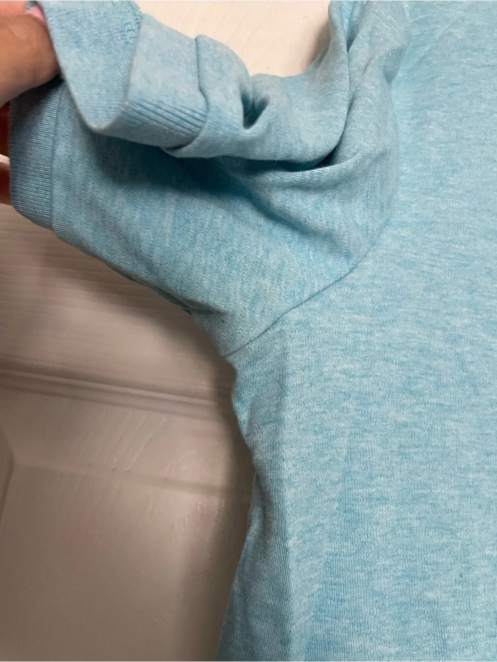 Polo by Ralph Lauren 100% Cotton Men’s size Small Light Blue Polo w Yellow Logo